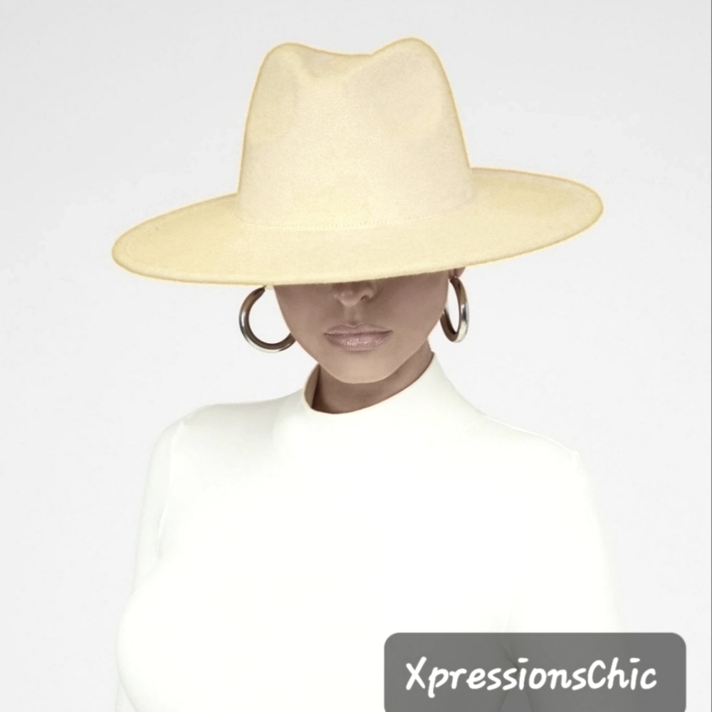 Ivory Fedora Wide Brim!